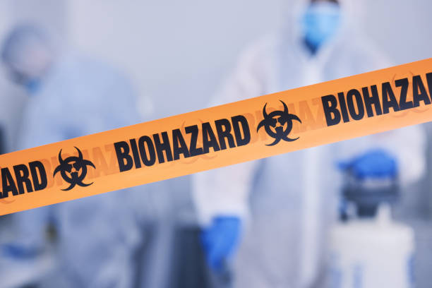 Professional Infectious Disease Decontamination technician working in Harrah, WA